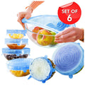 Silicone Lids Stretchable Cover ( Pack of 6 )