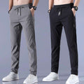 Men Solid Black, Grey Track Pants ( Pack of 2 )