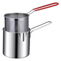 Stainless Steel Deep Fry Pot with Strainer Basket