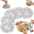 Aluminium Foil Elastic Bowl Covers(Pack of 10)