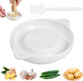 Ceramic Garlic Ginger Grater Plate