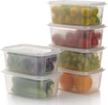 Plastic Fridge Container - 1800 ml (Pack of 6)