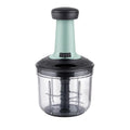 Manual Hand Press Push Chopper with 4 Blades