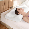 Memory Foam Solid Orthopaedic Pillow White