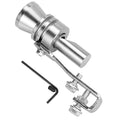 Medium Universal Turbo Sound Noise Exhaust Muffler Pipe Whistle Fake Valve