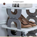 Multi-Purpose Stackable Shoe Rack Adjustable Slots