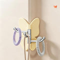 270° Rotating Butterfly Wall Hooks Self Adhesive(Pack of 2)