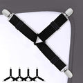 Bed Sheet Straps, Mattress Cover Clips (Pack of 4)