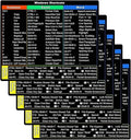 Laptop Shortcut Key Sticker for Windows, Excel, and Word, Compact Productivity Chart