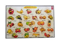 Wooden Alphabet Fruit Puzzle Tray