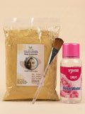 Roop Sundaram Face Pack with Rose Water & Brush