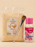 Orange Peel Face Pack with Rose Water & Brush