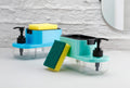 Liquid Dispenser Pump with Sponge Holder Kitchen Sink Accessories