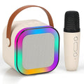 Mini Portable Blue-Tooth Karaoke Speaker with Wireless Microphone