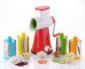 Plastic Stainless Steel 4 in 1 Multi-Functional Drum Rotary Vegetable Cutter