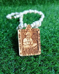 Tulsi mala Hanuman Ji Beads Wood Chain Set